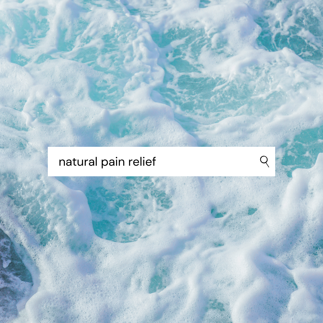 All-natural pain relief? Yes, please!